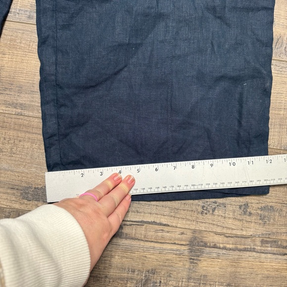 J. Jill Deep Blue Linen Pants Wide Leg Women's Side XL
NWT - Picture 5 of 8